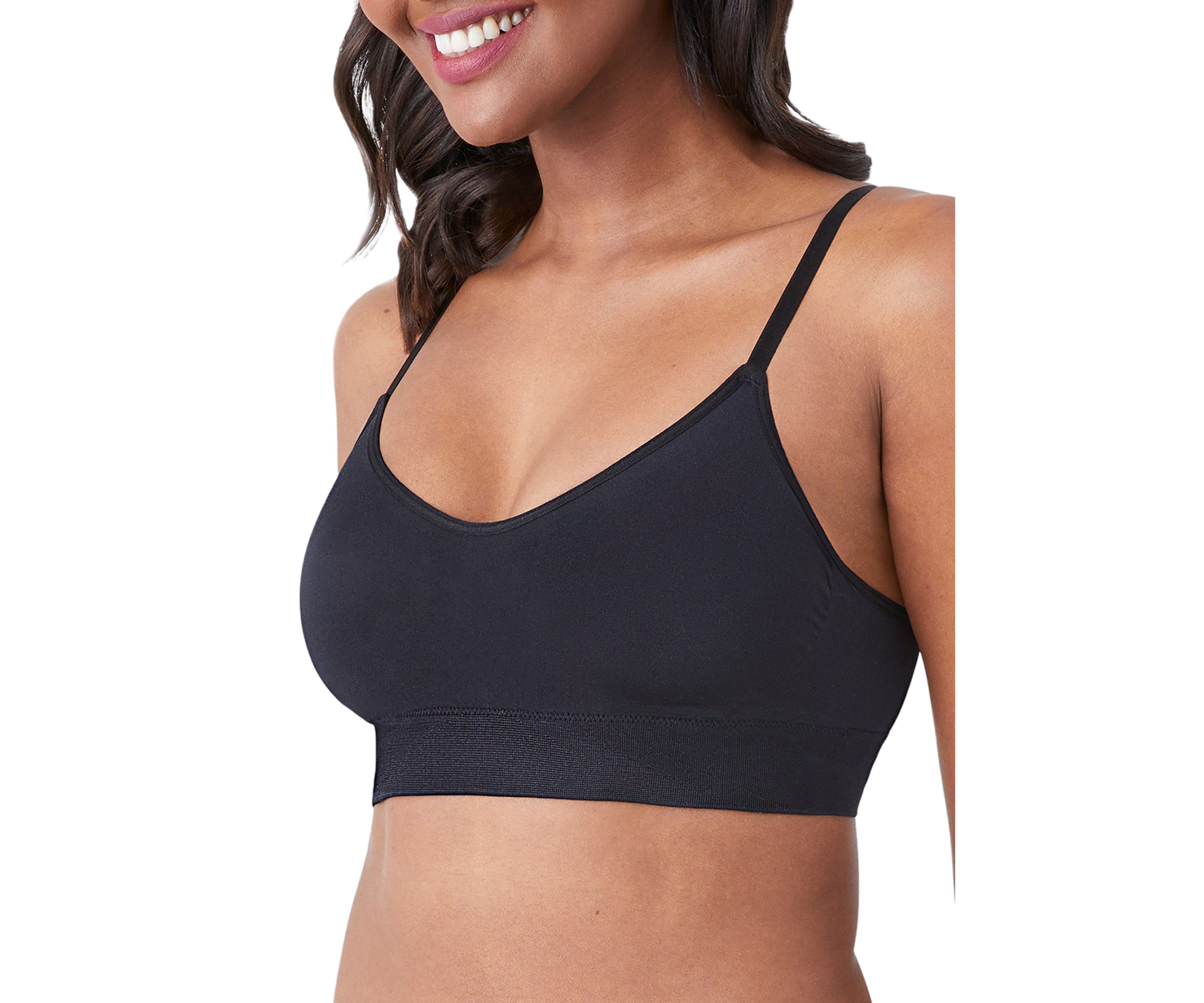 Womens Seamless Wire Free Triangle Bralette