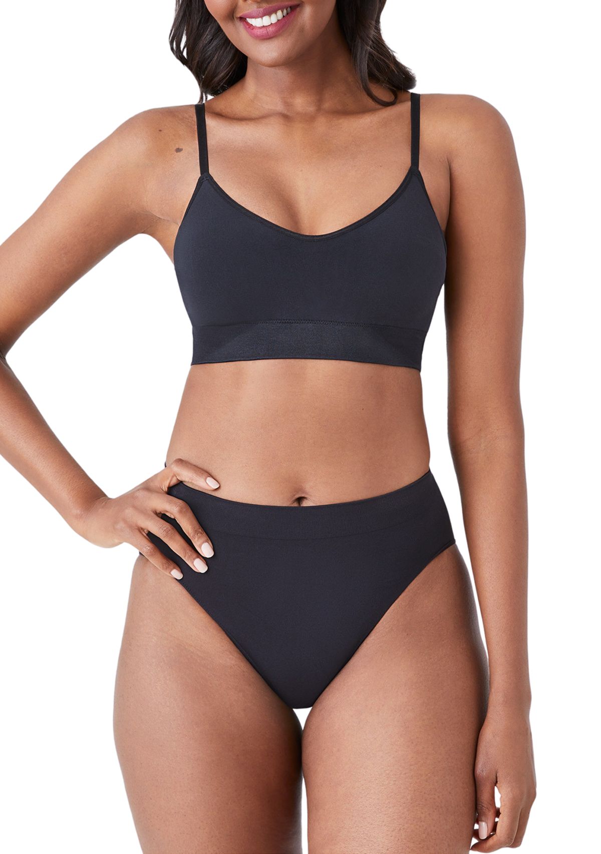 Womens Seamless Wire Free Triangle Bralette