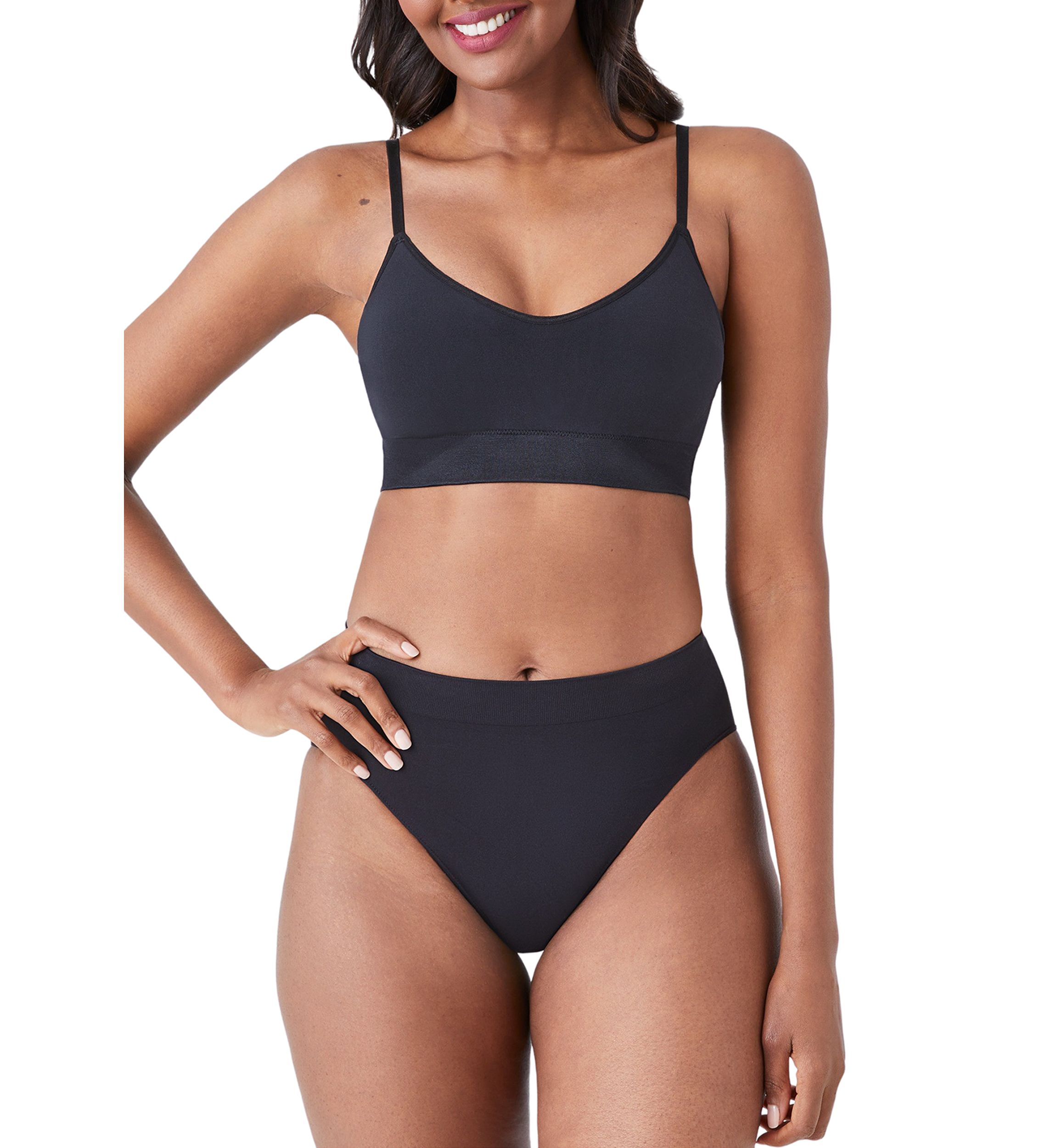 Womens Seamless Wire Free Triangle Bralette