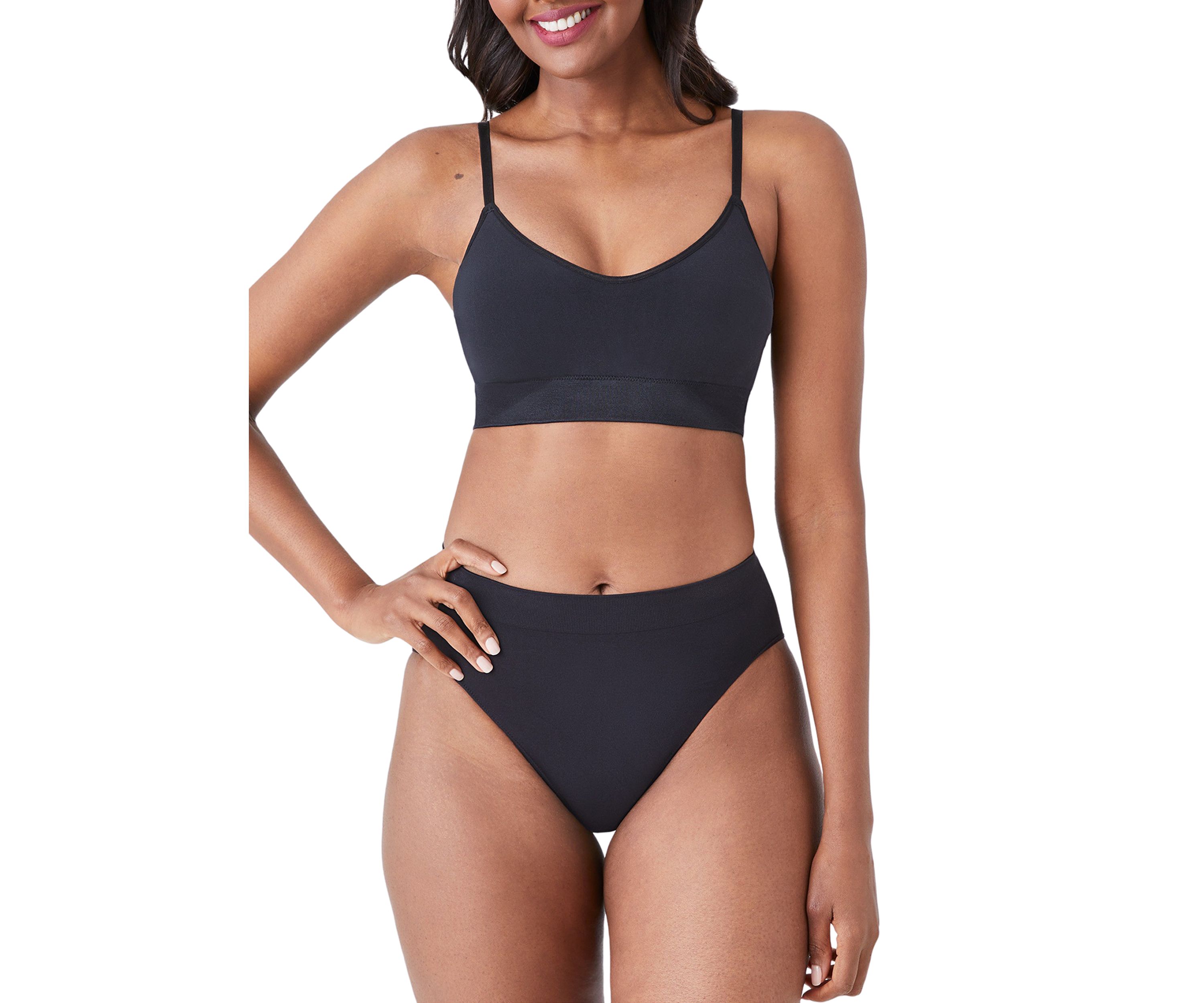 Womens Seamless Wire Free Triangle Bralette