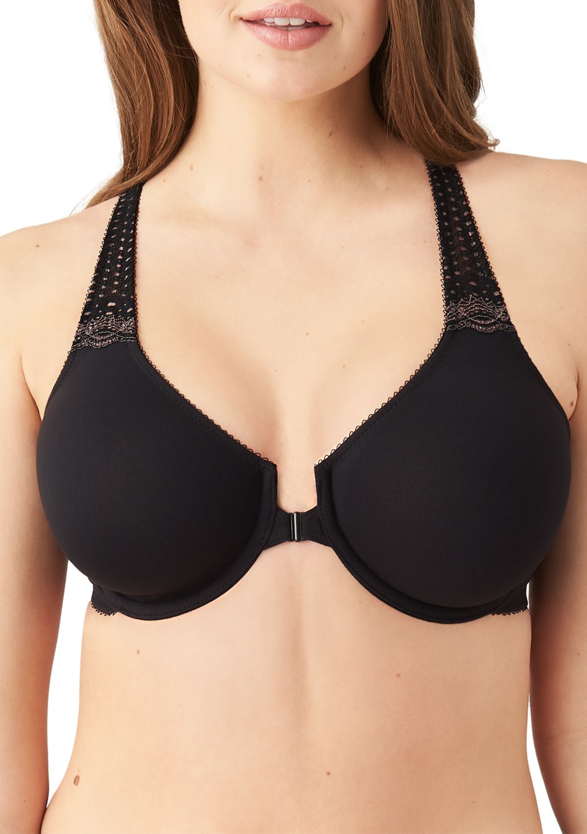 Soft Embrace Front Close Racerback Bra - 851311