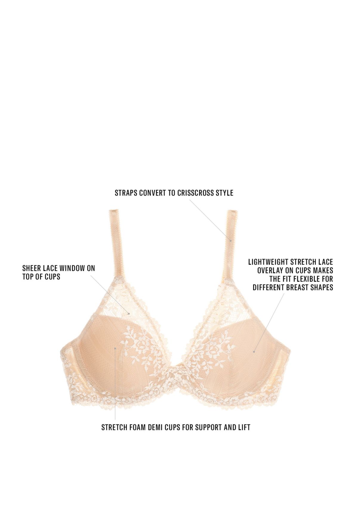 Embrace Lace™ Plunge Bra - 853291