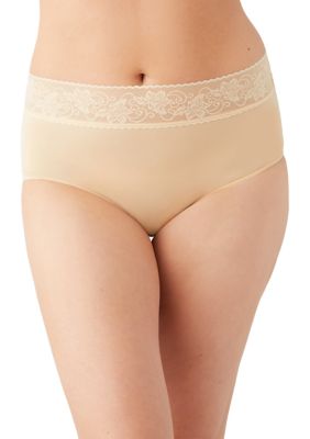 Wacoal Women's Comfort Touch Brief Panty, Sand, Small