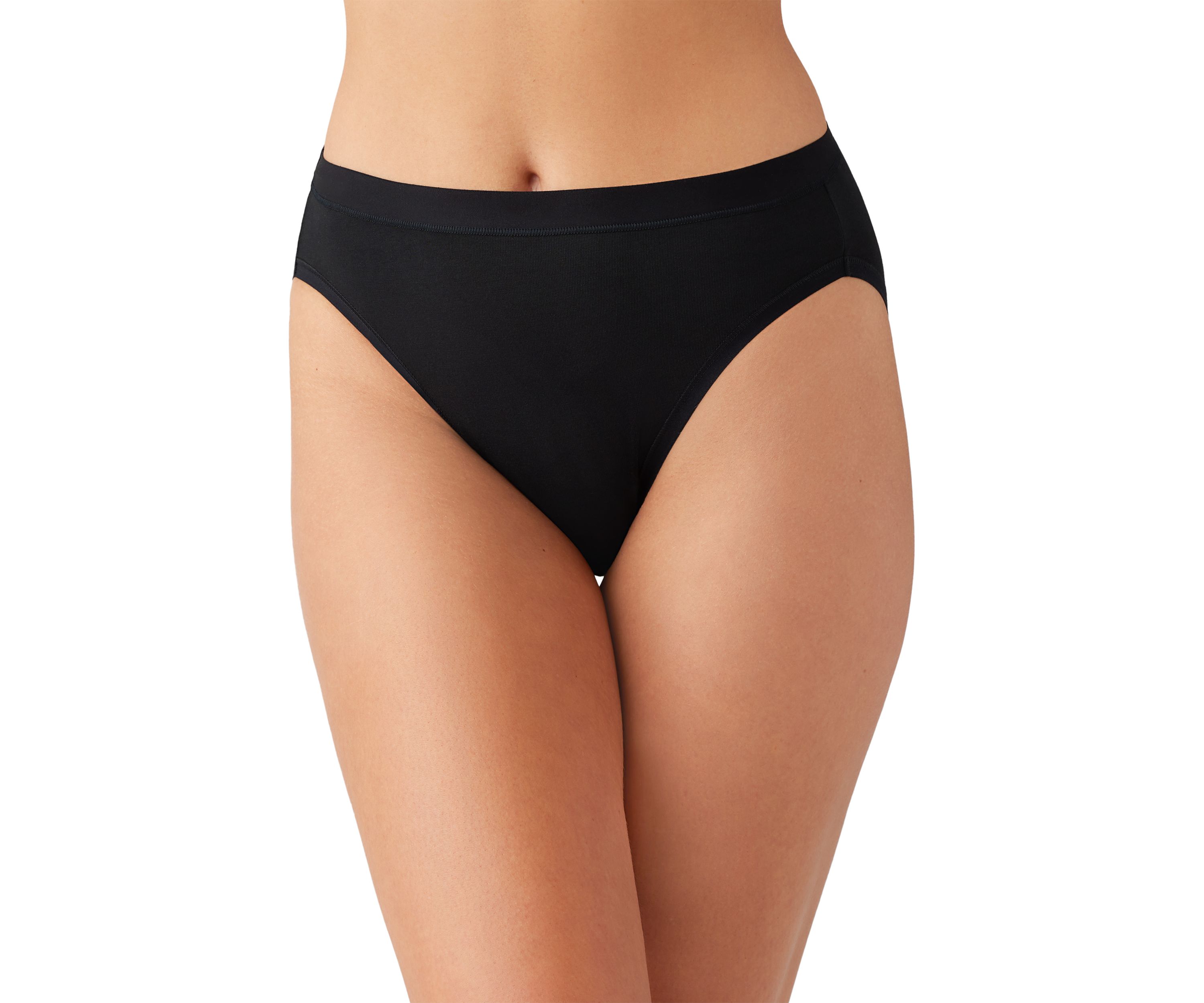 Understated Cotton High Cut Briefs