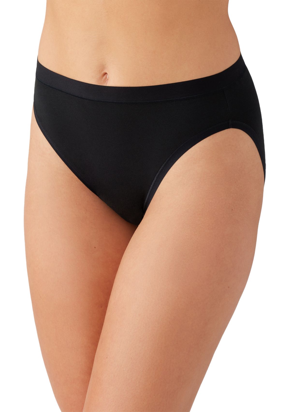 Understated Cotton High Cut Briefs