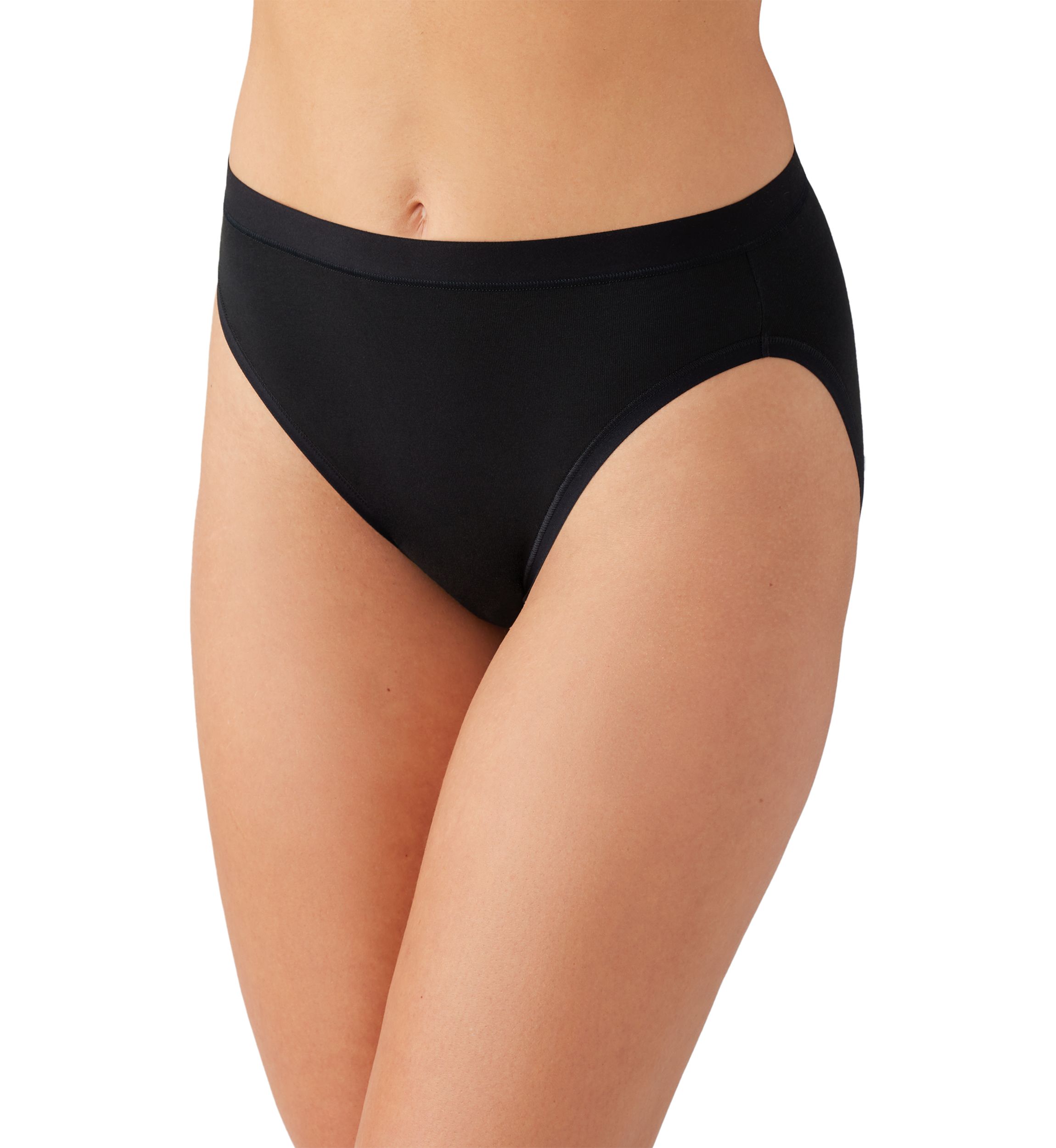 Understated Cotton High Cut Briefs