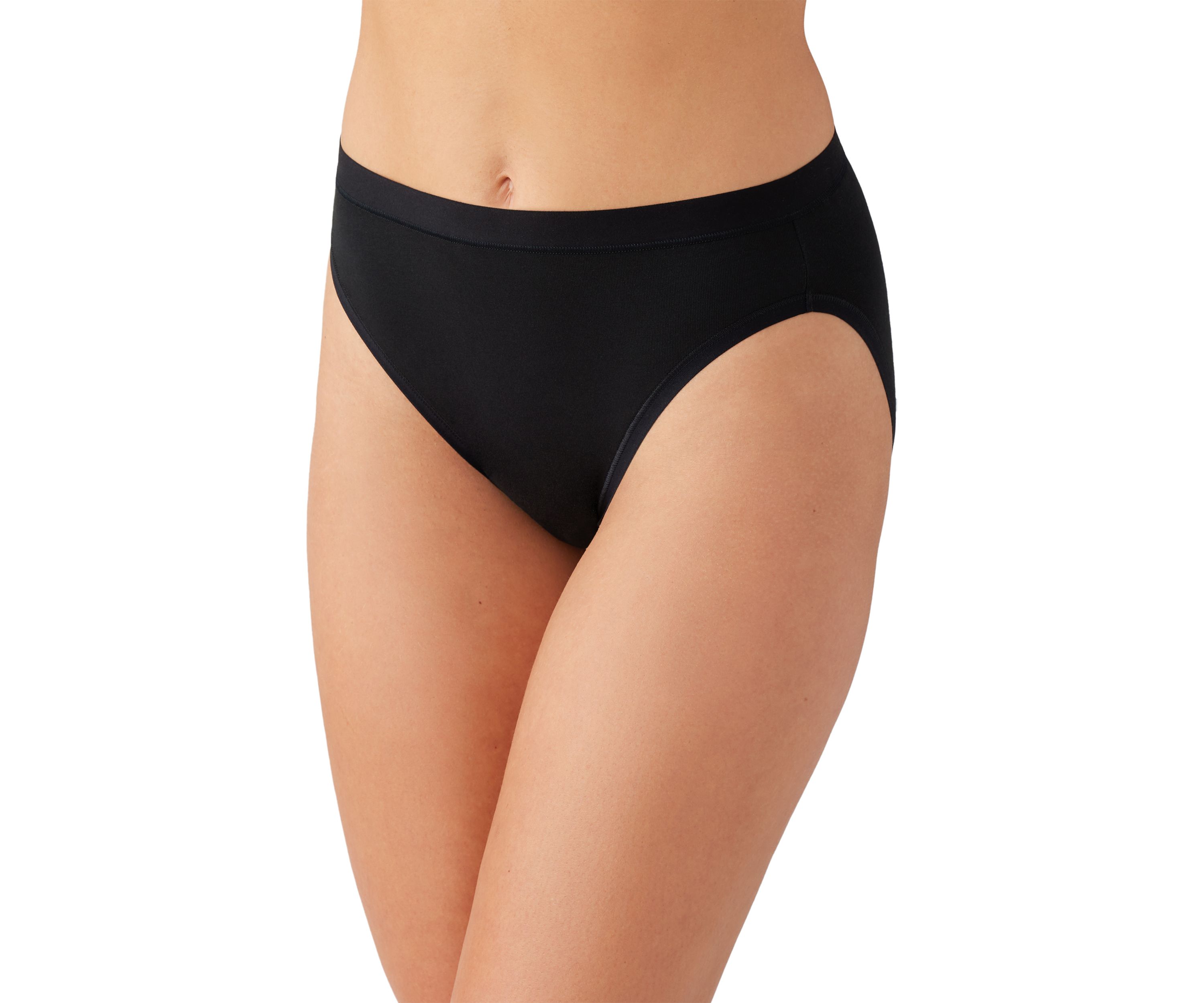 Understated Cotton High Cut Briefs
