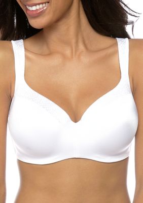 Women's Playtex 4823 Secrets Amazing Shape Balconette Underwire Bra (White  Rose Jacq 42C) 