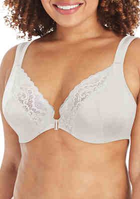 Buy Playtex Women's Plus Size Front-Close Bra with Flex Back, Light Beige,  36C at