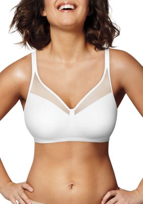  Womens Minimizer Bra Plus Size Underwire Smooth Full  Coverage Seamless Bras Rose White 40F