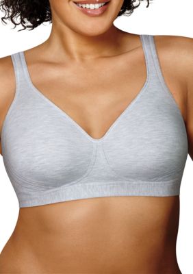 Playtex Women's Lift and Support Cotton Bra, Grey, 40 DD