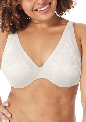Playtex Women's Dreamwire Ultra-Soft No-Poke Underwire, Smooth Lace Bra,  4-Way Support