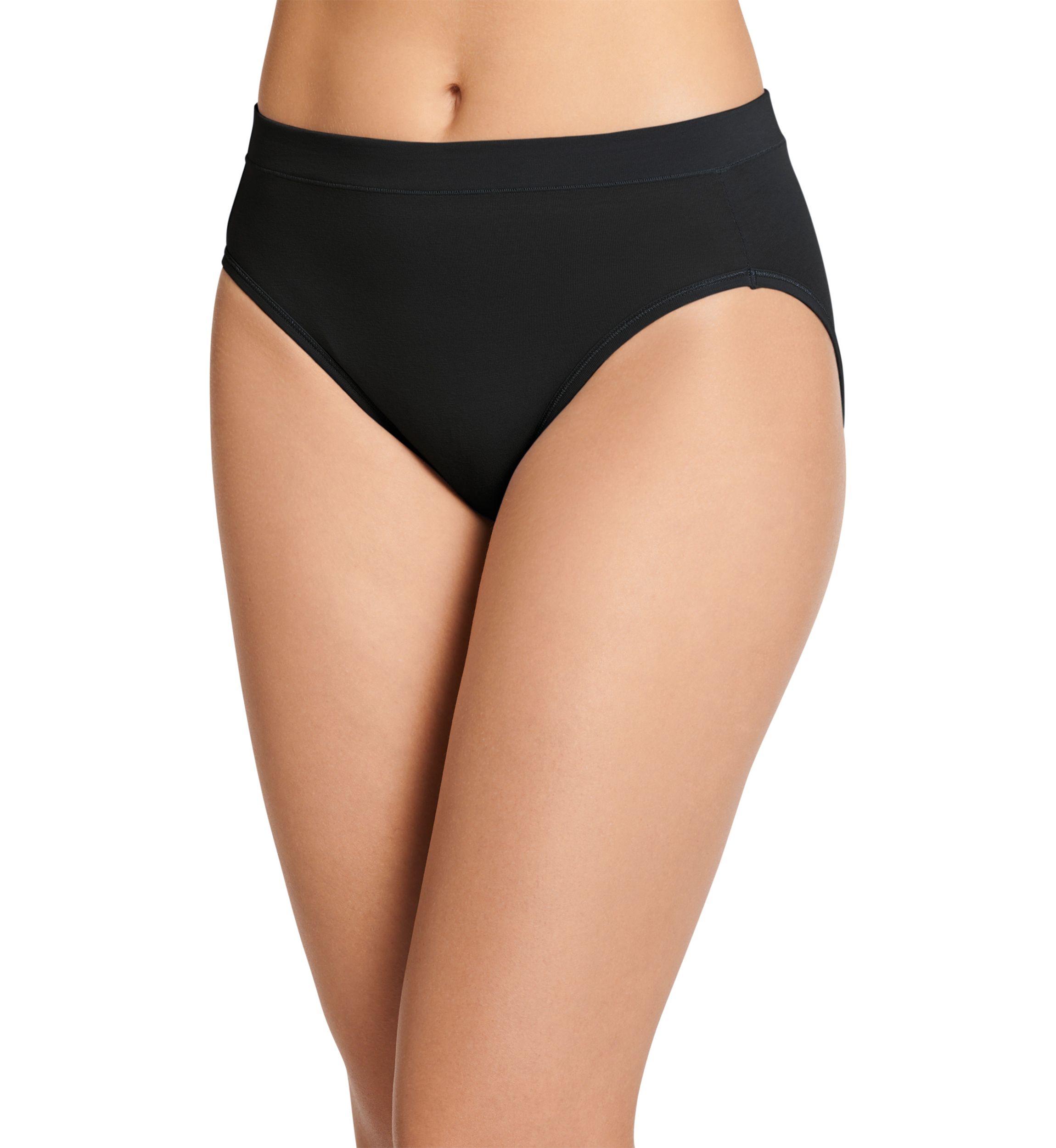 Cotton Stretch Hi Cut Briefs 