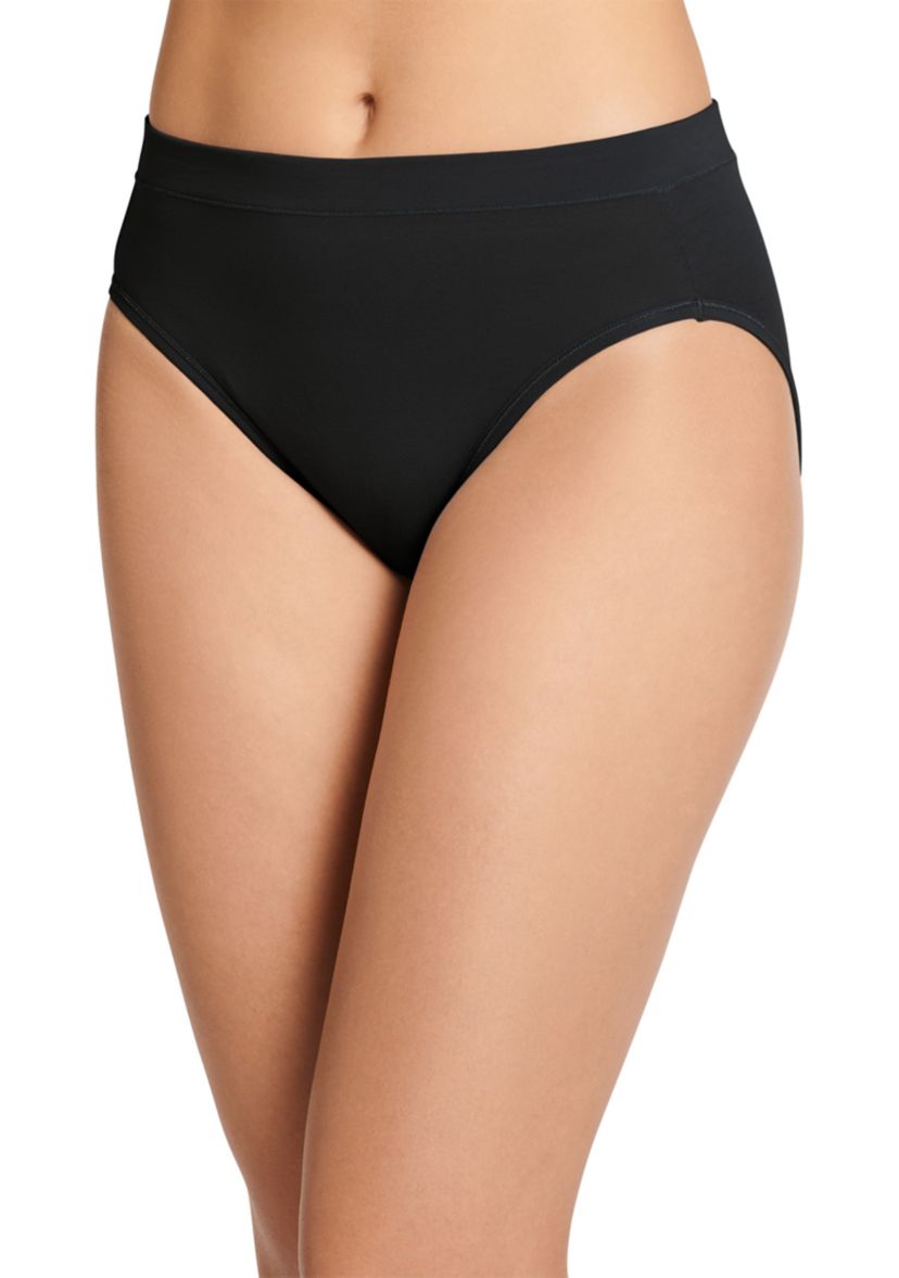 Cotton Stretch Hi Cut Briefs 