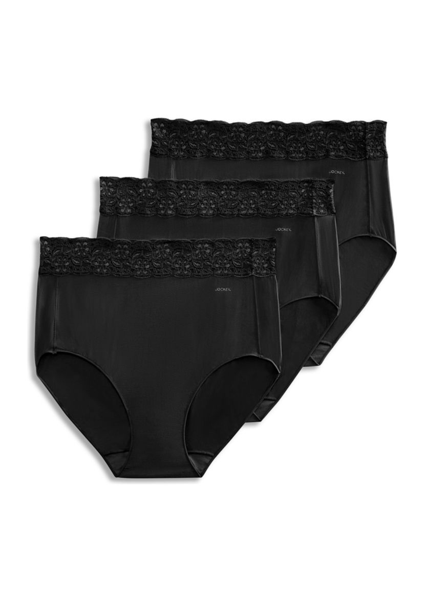 No Panty Line Promise Lace Briefs - 3 Pack