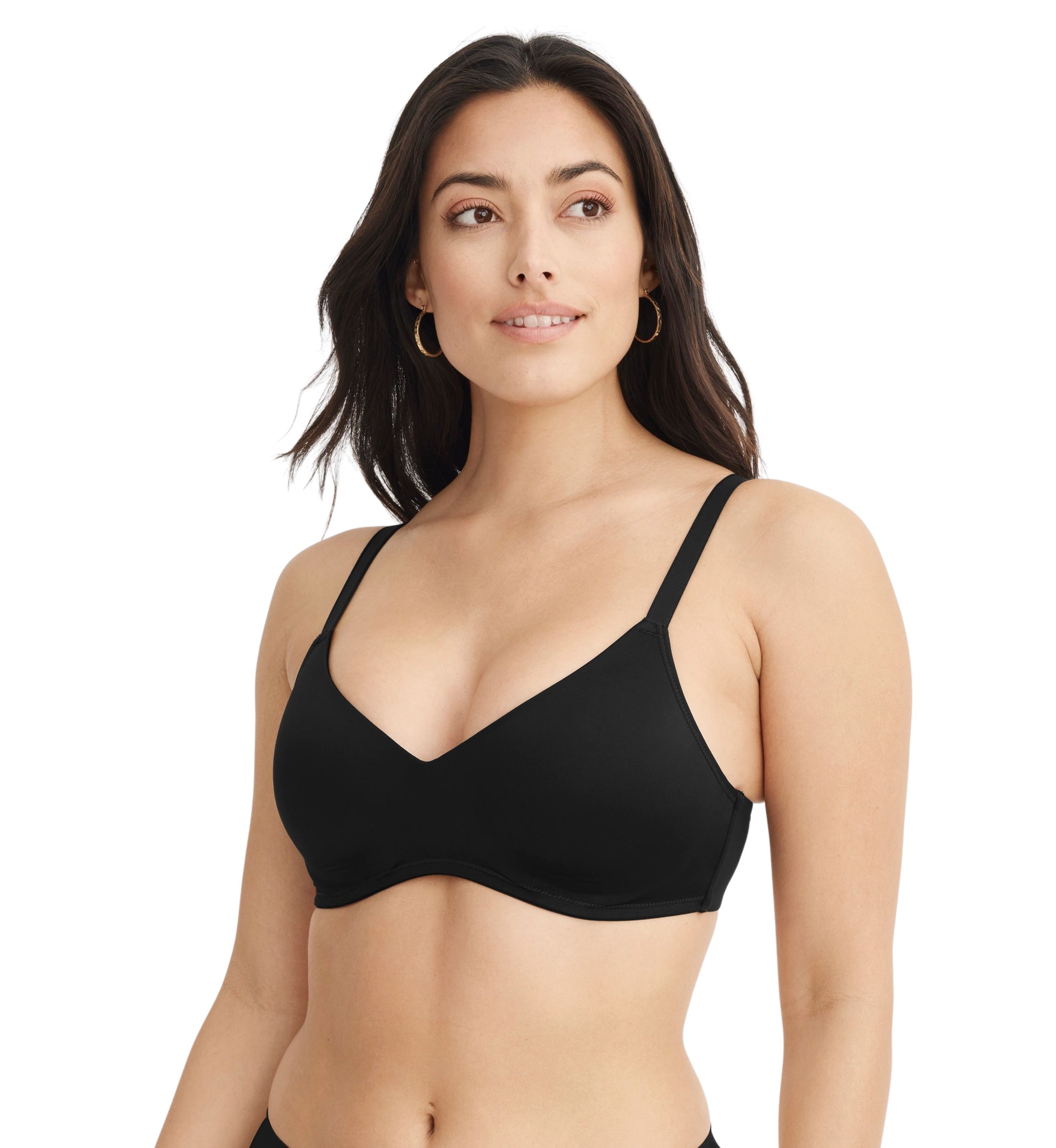 Smooth & Sleek Microfiber Full Coverage Wire-Free T-Shirt Bra