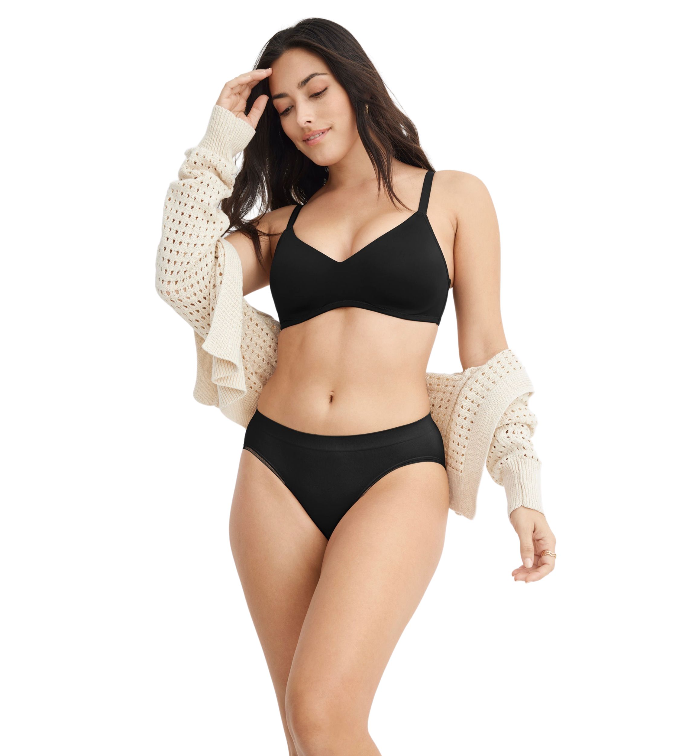 Smooth & Sleek Microfiber Full Coverage Wire-Free T-Shirt Bra
