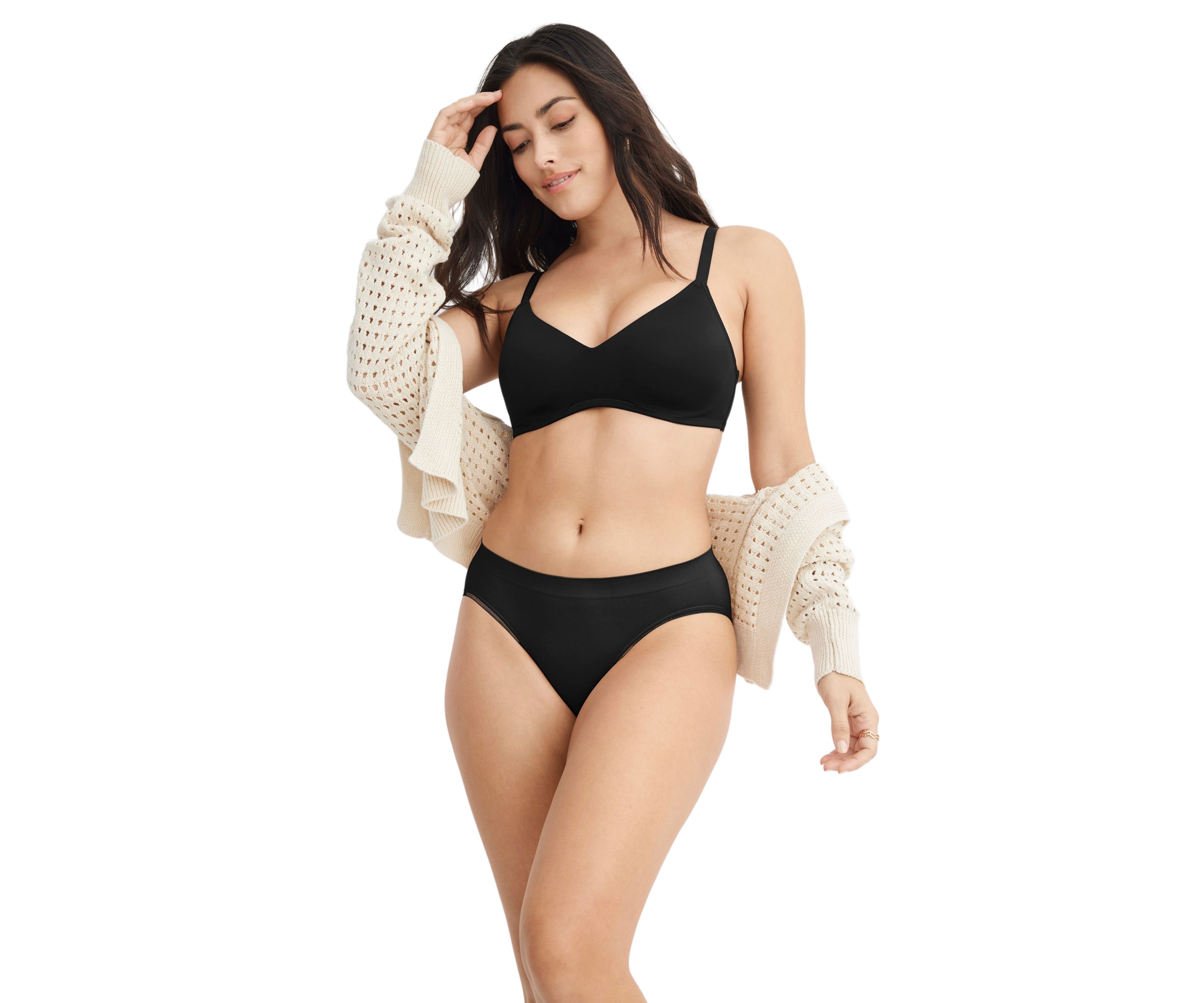 Smooth & Sleek Microfiber Full Coverage Wire-Free T-Shirt Bra