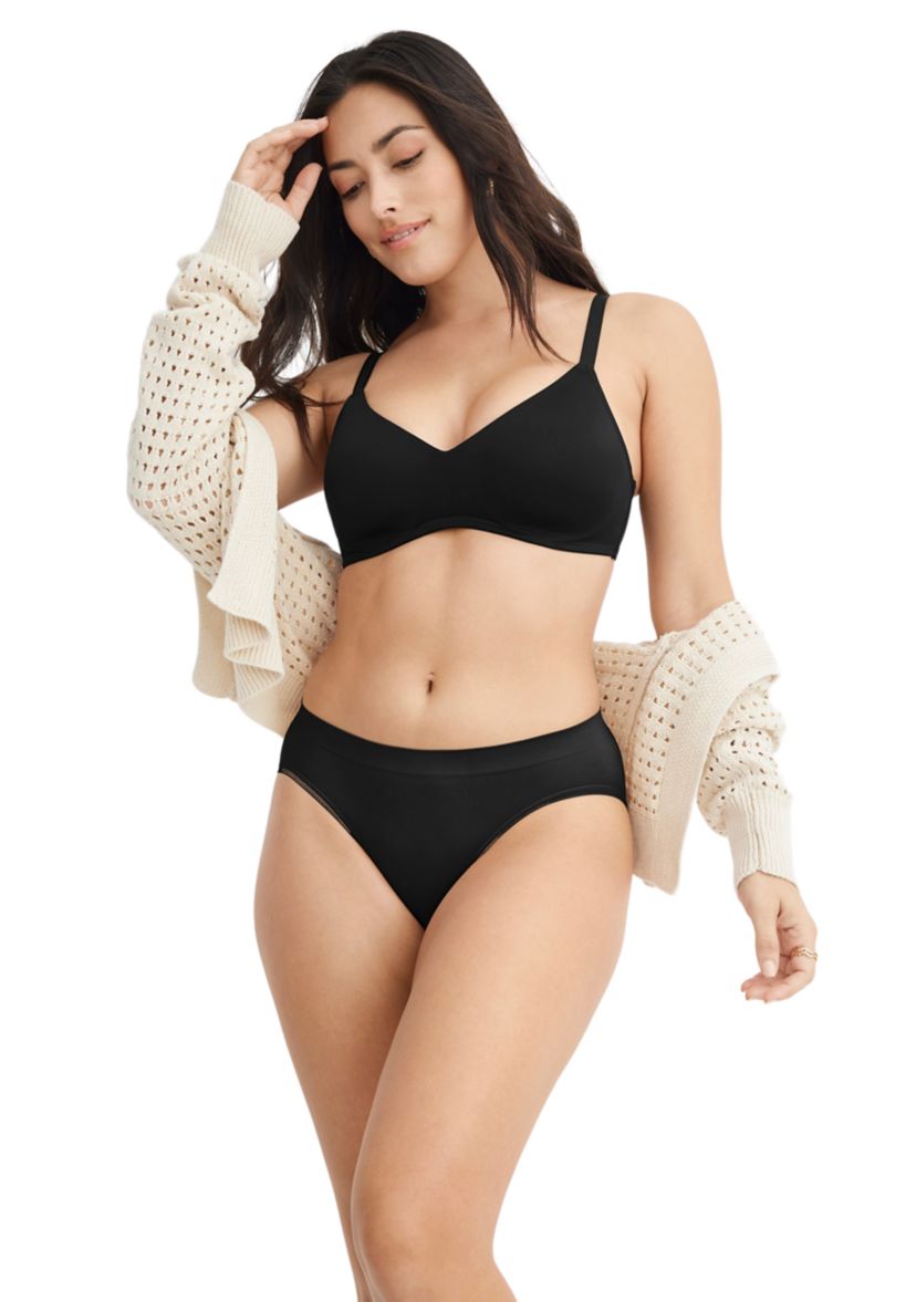 Smooth & Sleek Microfiber Full Coverage Wire-Free T-Shirt Bra