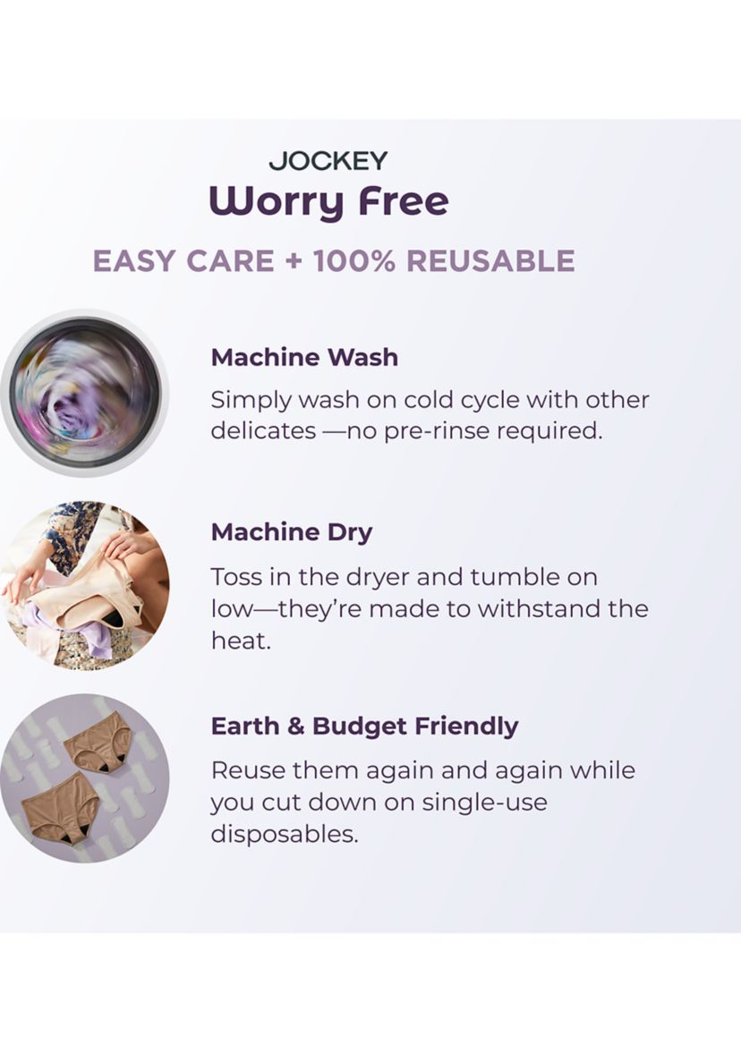 Worry Free Heavy Absorbency Briefs