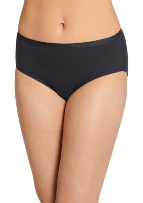 Jockey Women's Worry Free Microfiber Moderate Absorbency Bikini L