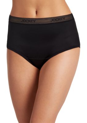 Pack of 2 pairs of black DIM Girl microfibre knickers