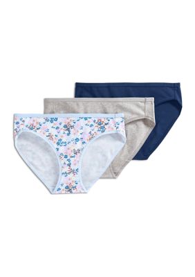 Organic Cotton Stretch Logo Bikini - 3 Pack