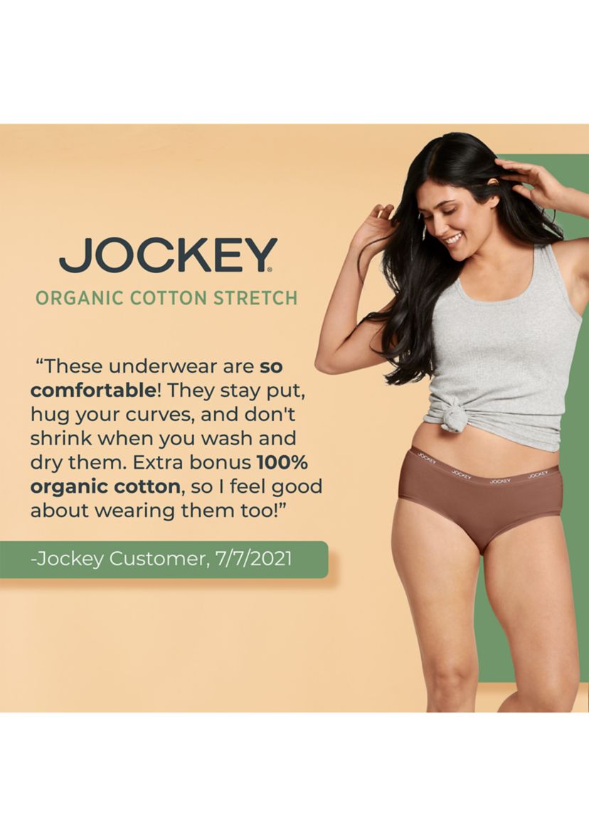 Organic Cotton Stretch Logo Bikini - 3 Pack