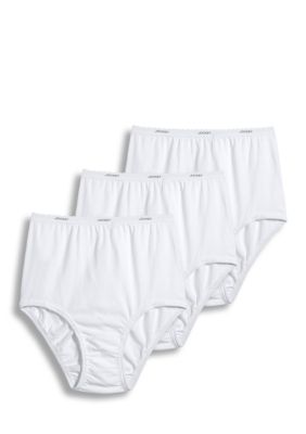 Jockey Classic Briefs 5 pack Full rise 100% Cotton Underwear Y front Fly  white - Helia Beer Co