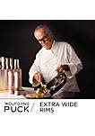 Wolfgang Puck 15-Piece Stainless Steel Cookware Set with Mixing Bowls; Scratch-Resistant Non-Stick Coating; Cook and Look Cookware Lids, Easy-Store Nesting Bowls, Extra-Wide Rims for Easy Pouring