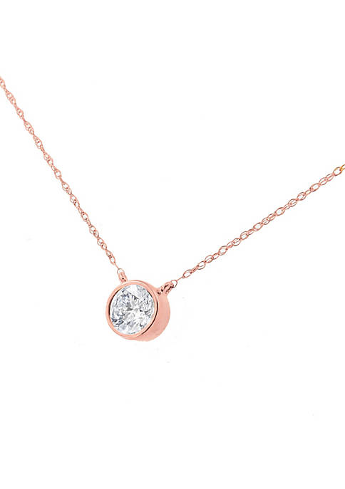 Haus of Brilliance 14K Rose Gold Plated .925