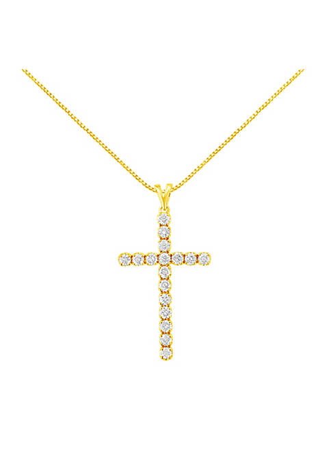 Haus of Brilliance 10k Yellow Gold Plated .925