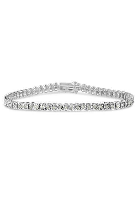 Haus of Brilliance .925 Sterling Silver 1.0 Cttw