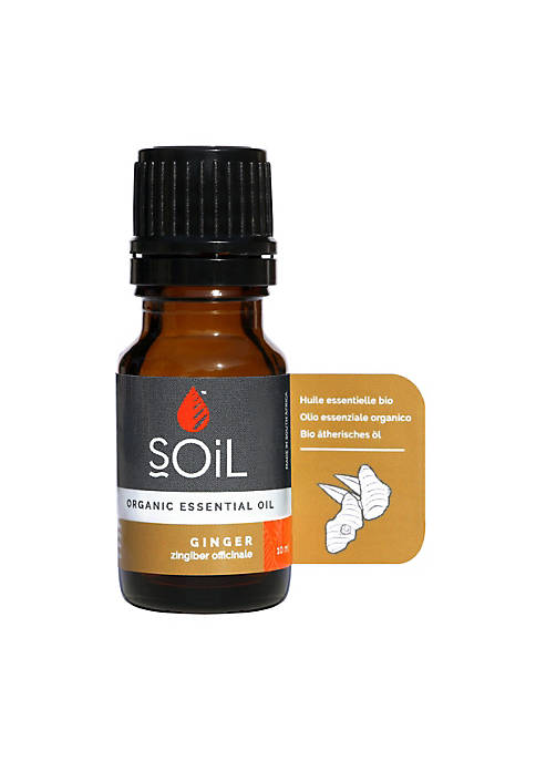 SOiL Organic Ginger Essential Oil (Zingiber Officinale) 10ml