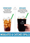 Reusable Iced Coffee Sleeve - 5-inch Medium Size