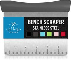 Zulay Kitchen Multi-purpose Stainless Steel Bench Scraper