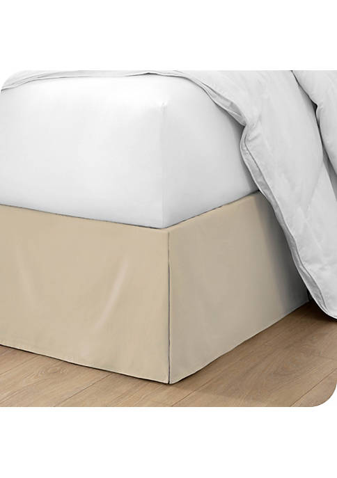 Bare Home Bed Skirt Double Brushed Premium Microfiber,