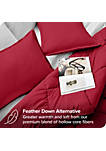 Comforter Set - Goose Down Alternative - Ultra-Soft - Hypoallergenic - All Season Breathable Warmth