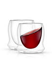 Cosmo Double Walled Stemless Wine Glasses - Set of 2