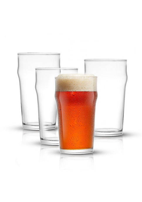 JoyJolt Grant Pint Beer Drinking Glasses