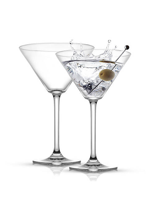 JoyJolt Olivia Premium Crystal Martini Glasses