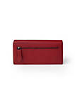 FULL LEATHER LADIES CLUTCH WALLET WITH GUSSET