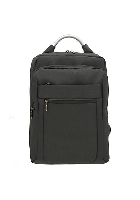Club Rochelier Rectangular Multi Pocket Backpack With Usb