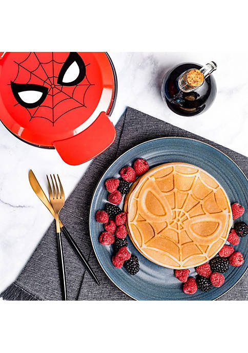 Uncanny Brands Marvel Spider-Man Waffle Maker -Spideys Mask