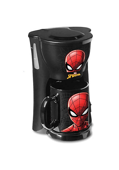 Uncanny Brands Spider-Man Single Cup Coffee Maker with Mug