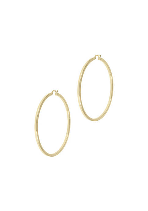 BIANCA MILANO Lab Created Sterling Silver Polished Hoop