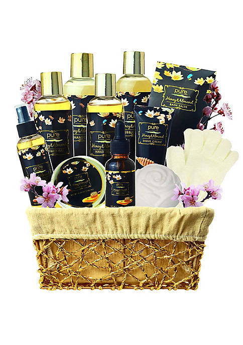 Pure Care Honey Almond Relaxing Spa Gift Basket