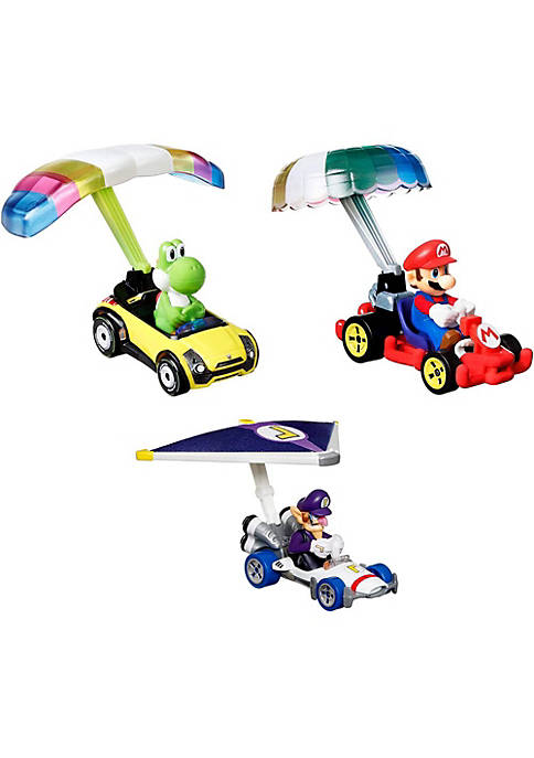 Hot Wheels Super Mario Character Car 3-Packs with