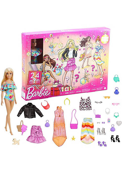 Barbie Advent Calendar with Barbie Doll, 24 Surprises