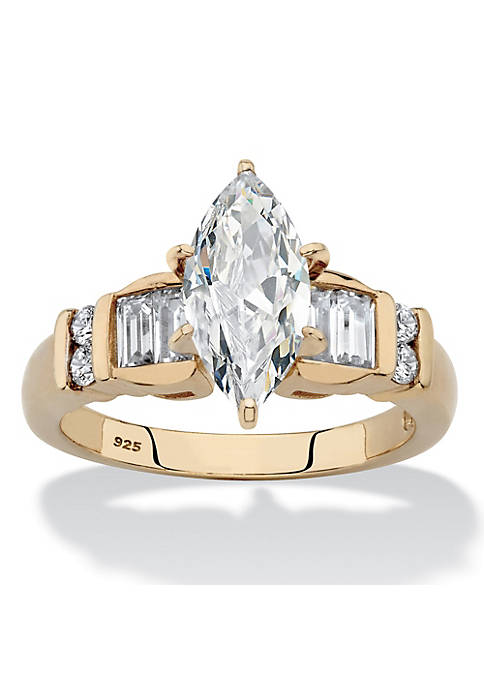Palm Beach Jewelry 2.57 Cttw 14k Gold over